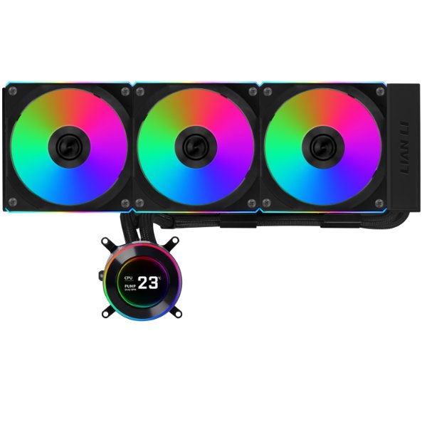 קירור נוזלי למעבד Lian-Li HydroShift II LCD-C 360R Black - צבע שחור