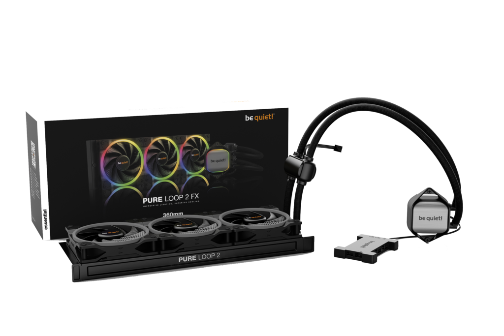 קירור נוזלי למעבד be quiet! PURE LOOP 2 FX 360mm - צבע שחור