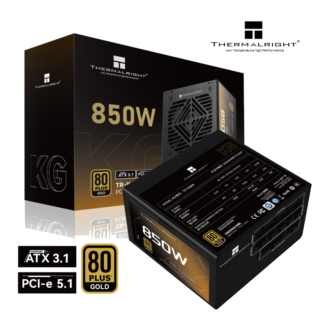 ספק כוח Thermalright KG850W 850W Full Modular 80+ Gold
