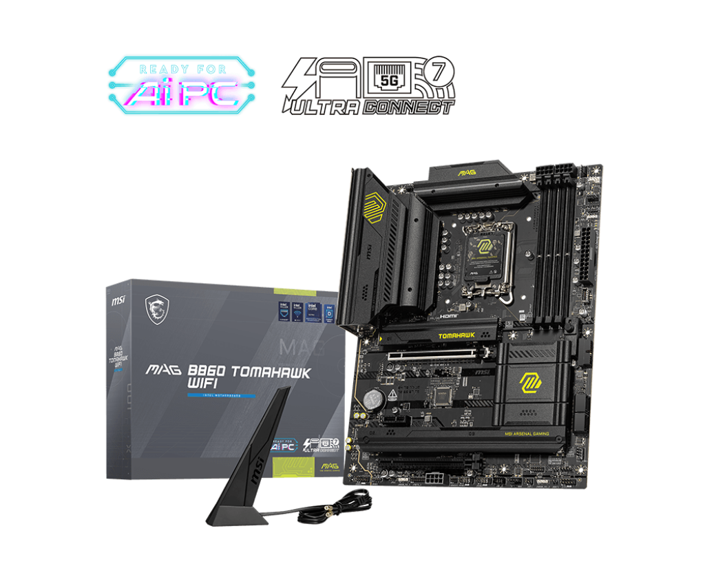 לוח אם MSI MAG B860 TOMAHAWK WIFI Intel LGA1851 DDR5
