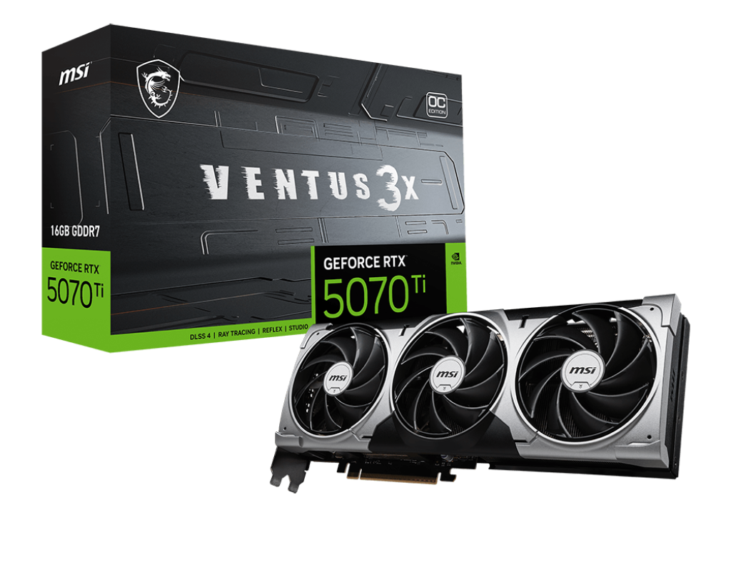 כרטיס מסך MSI GeForce RTX 5070 Ti 16G VENTUS 3X OC