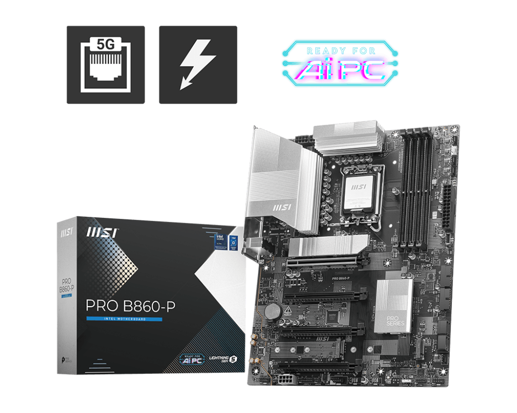 לוח אם MSI B860-P Intel LGA1851 DDR5