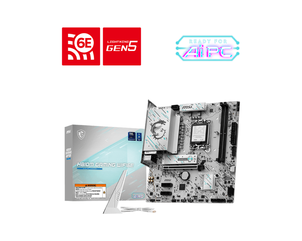לוח אם MSI H810M Gaming WIFI6E Intel LGA1851 DDR5