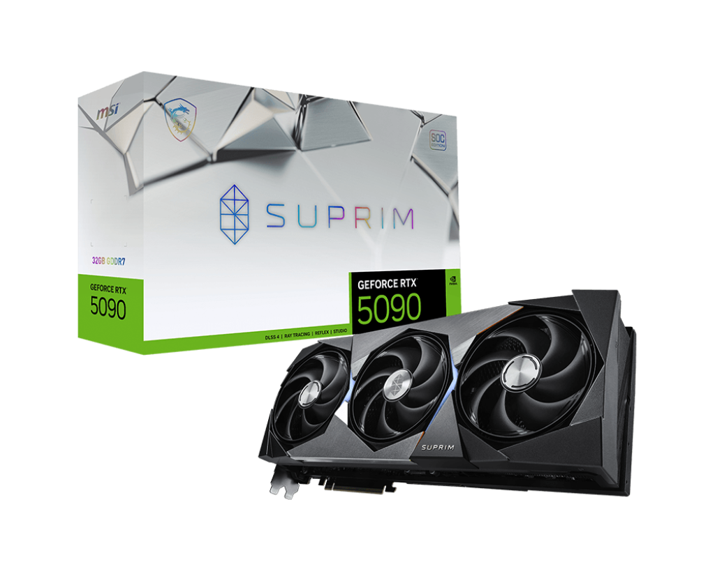 כרטיס מסך MSI GeForce RTX 5090 32G SUPRIM SOC