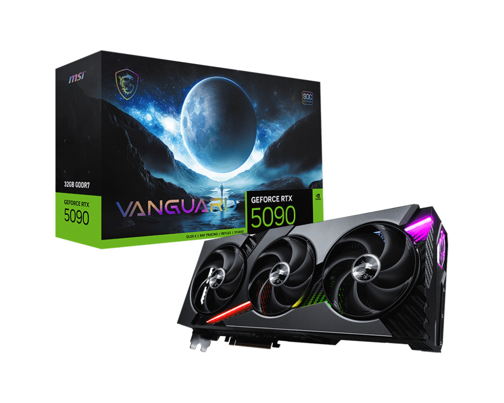 כרטיס מסך MSI GeForce RTX 5090 32G VANGUARD SOC