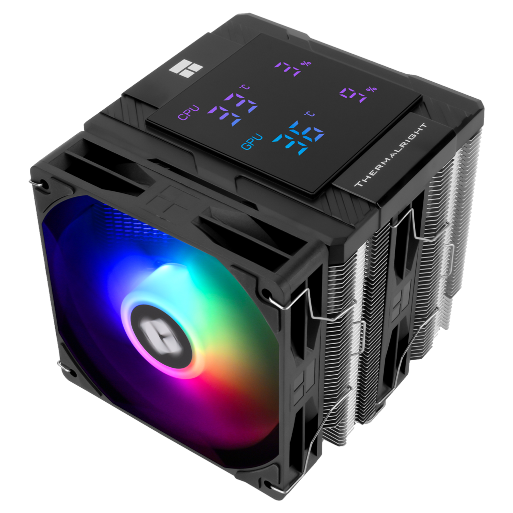 מאוורר למעבד THERMALRIGHT Peerless Assassin 120 Digital ARGB BLACK - צבע שחור