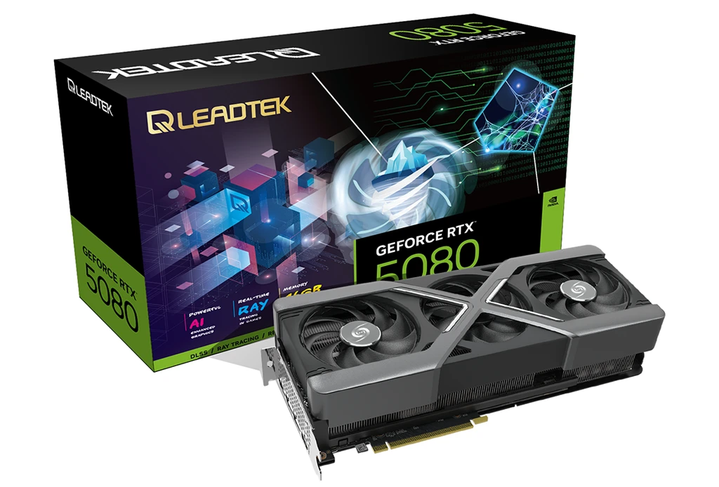 כרטיס מסך LEADTEK WinFast GeForce RTX 5080 HURRICANE 16GB