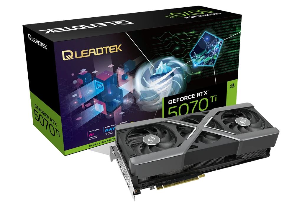 כרטיס מסך LEADTEK WinFast GeForce RTX 5070TI HURRICANE 16GB