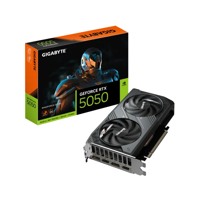 כרטיס מסך Gigabyte GeForce RTX 5050 WindForce 8GB OC