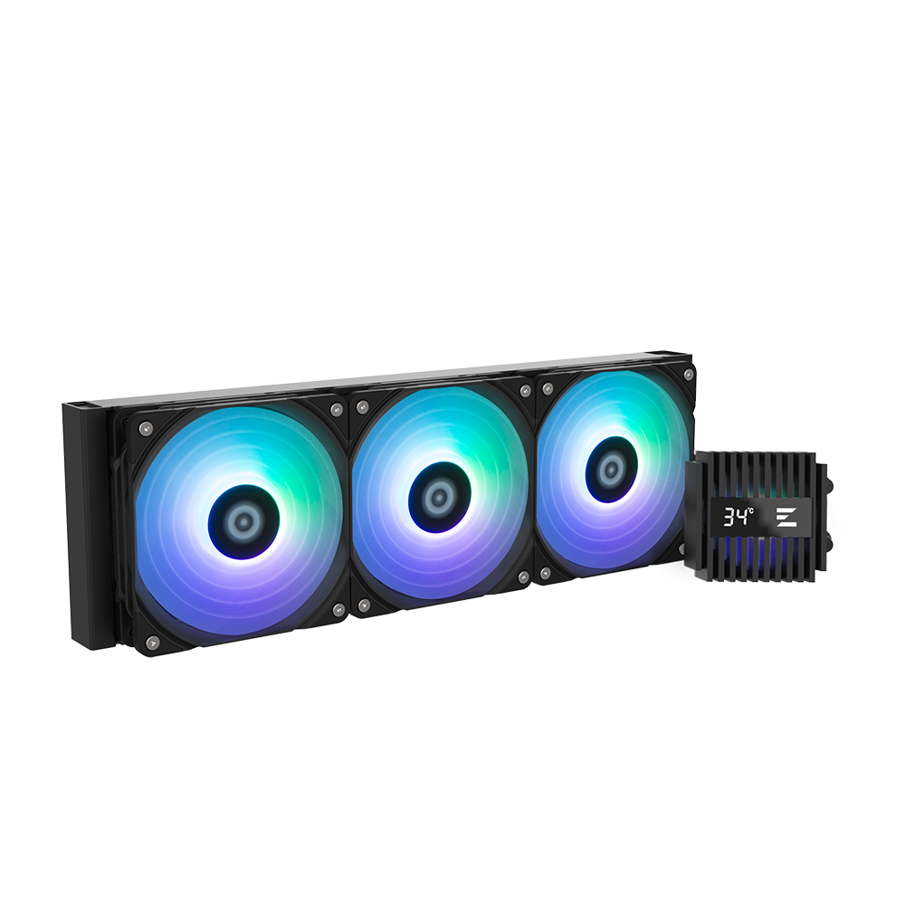 ZALMAN ALPHA2 A36 LIQUID 360mm BLACK - * עם צג מעלות *