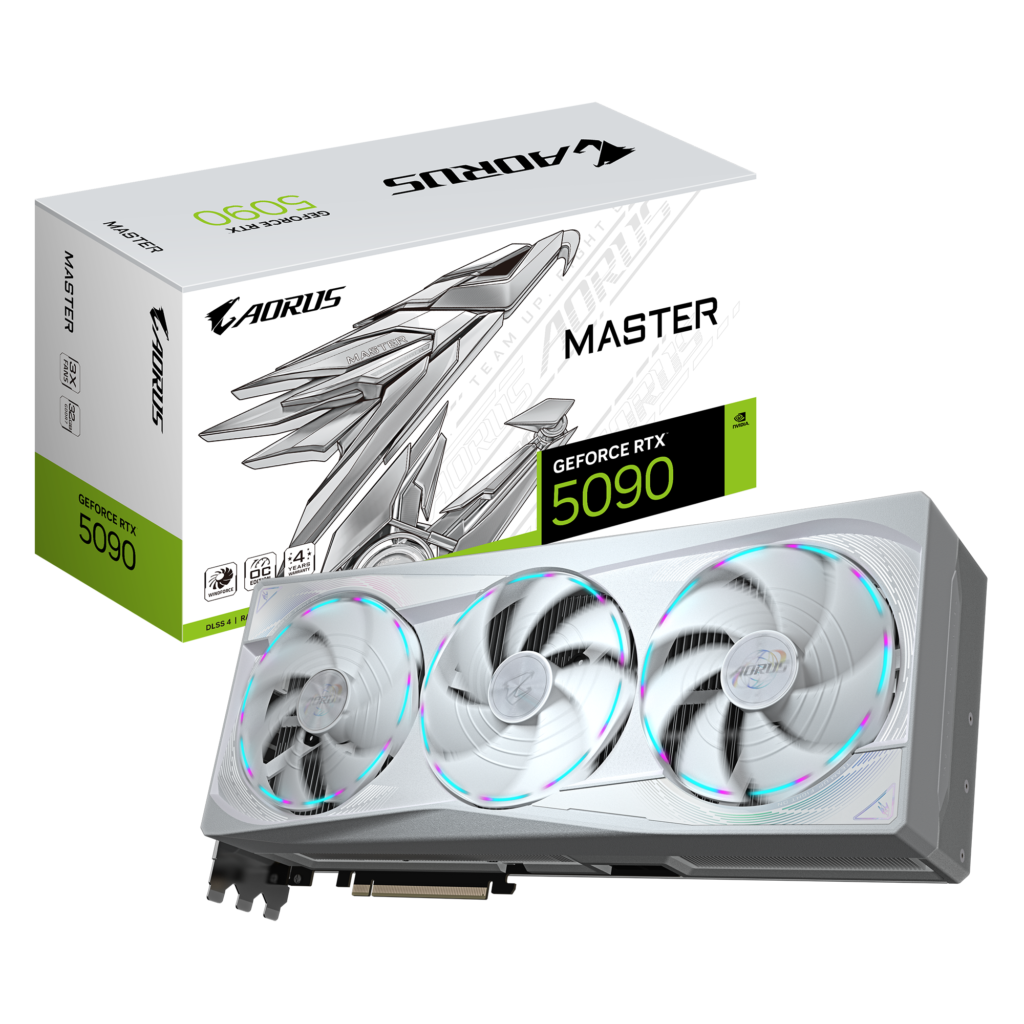 כרטיס מסך GIGABYTE GeForce RTX 5090 AORUS MASTER ICE 32G