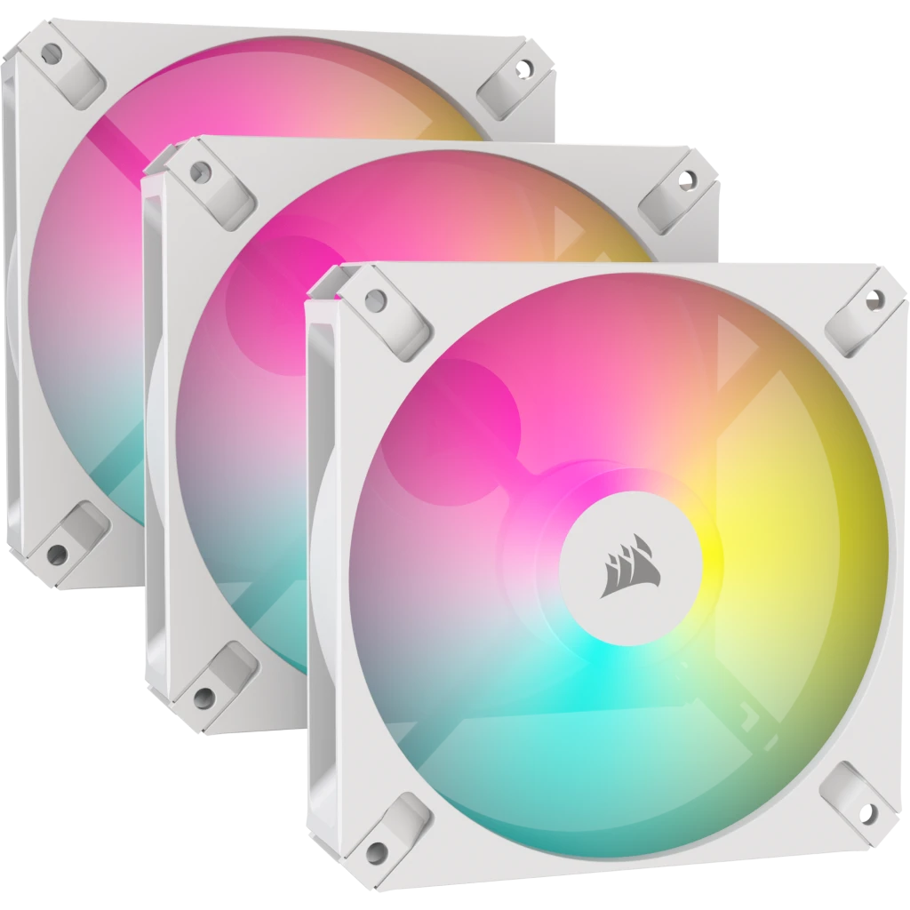 Corsair iCUE AR120 RGB Triple Pack White