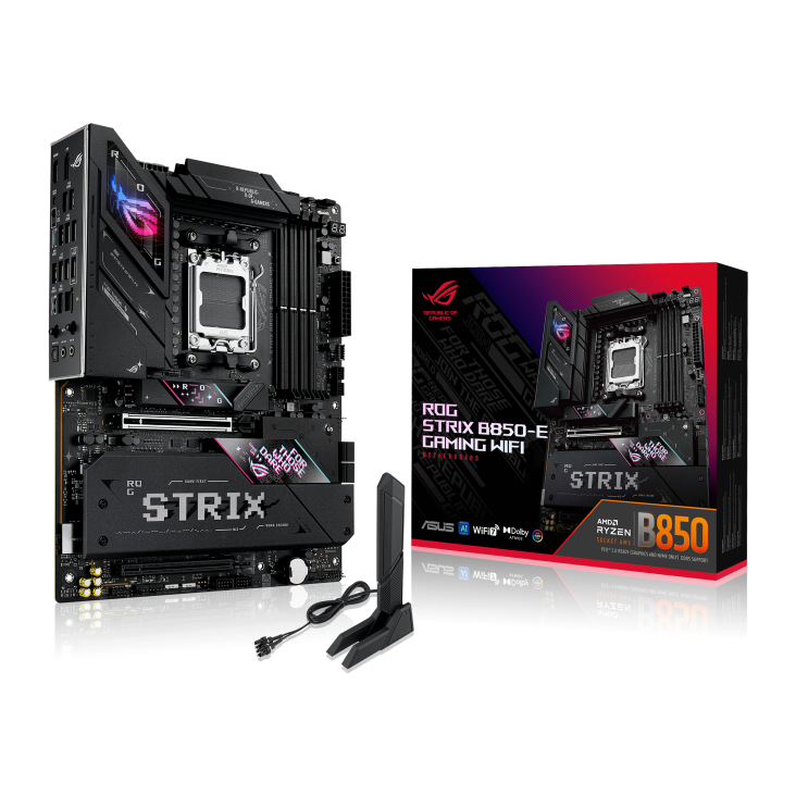 לוח אם ASUS Rog Strix B850-E Gaming WIFI AMD AM5 DDR5 – אחריות היבואן הרשמי