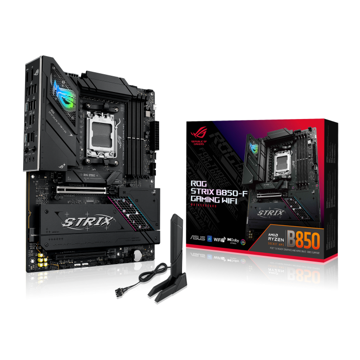 לוח אם ASUS Rog Strix B850-F Gaming WIFI AMD AM5 DDR5 – אחריות היבואן הרשמי