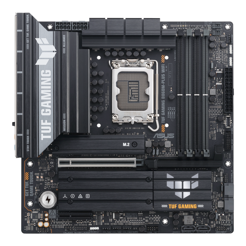 לוח אם ASUS TUF Gaming B860M-PLUS WIFI 7 Intel LGA1851 DDR5 - אחריות היבואן הרשמי
