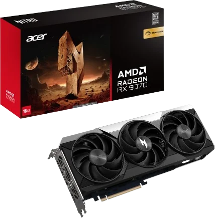 כרטיס מסך Acer Radeon RX 9070 Nitro OC 16GB
