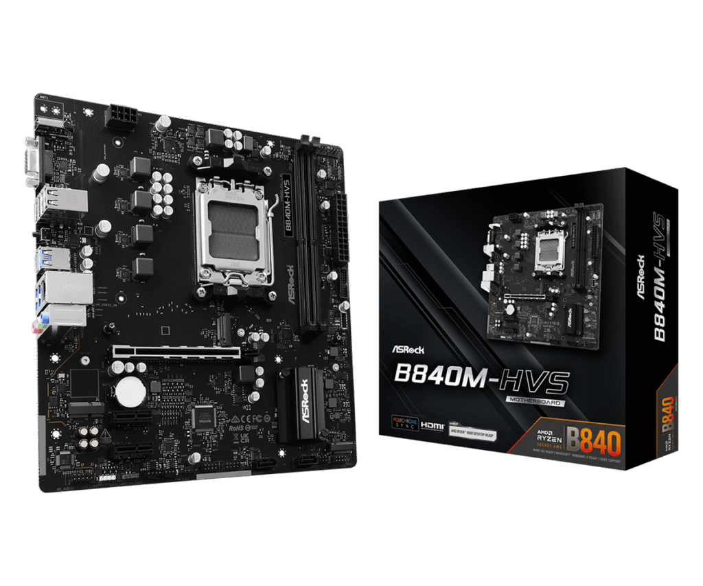 לוח אם ASRock B840M-HVS AMD AM5 DDR5