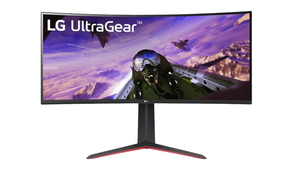 מסך מחשב גיימינג קעור 34 אינץ LG UltraGear 34GP63AP-B QHD VA 160Hz 1MS