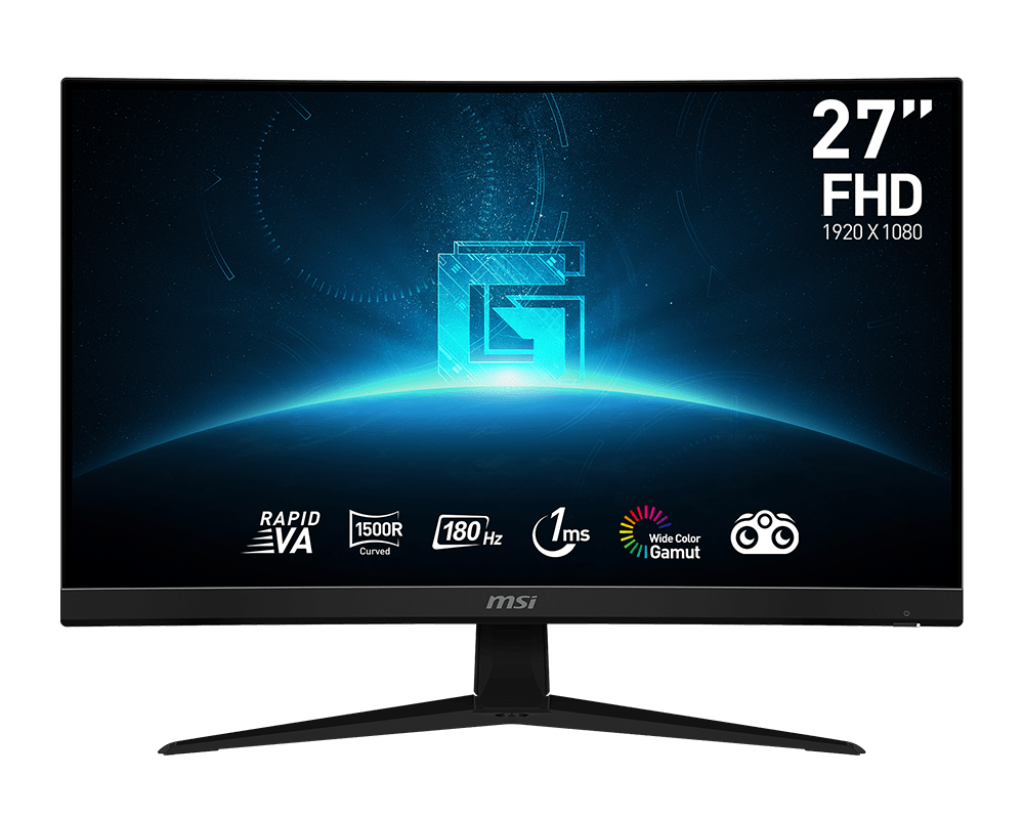 מסך מחשב גיימינג קעור 27 אינץ MSI G27C4 E3 – כולל Full-HD VA 180Hz 1MS
