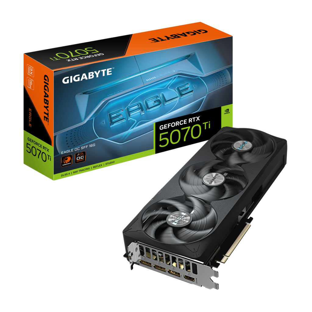 כרטיס מסך GIGABYTE GeForce RTX 5070 Ti EAGLE SFF 16G OC
