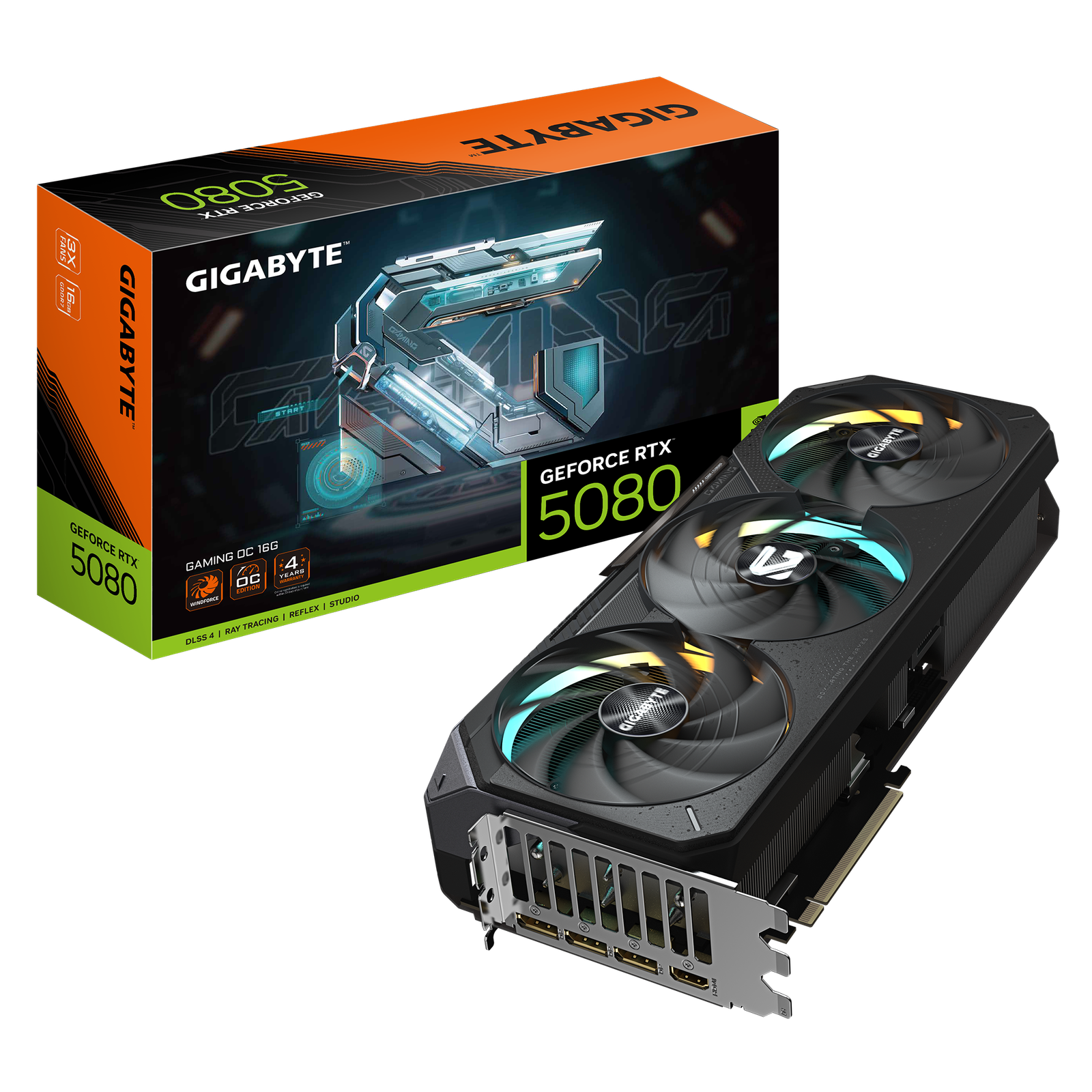 כרטיס מסך GIGABYTE GeForce RTX 5080 GAMING OC 16G