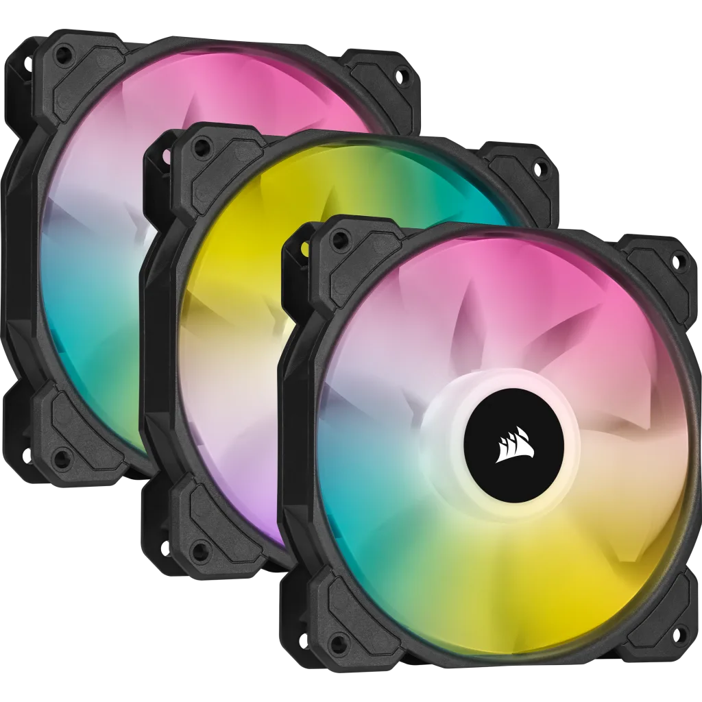 Corsair iCUE SP120 RGB Triple Pack Black