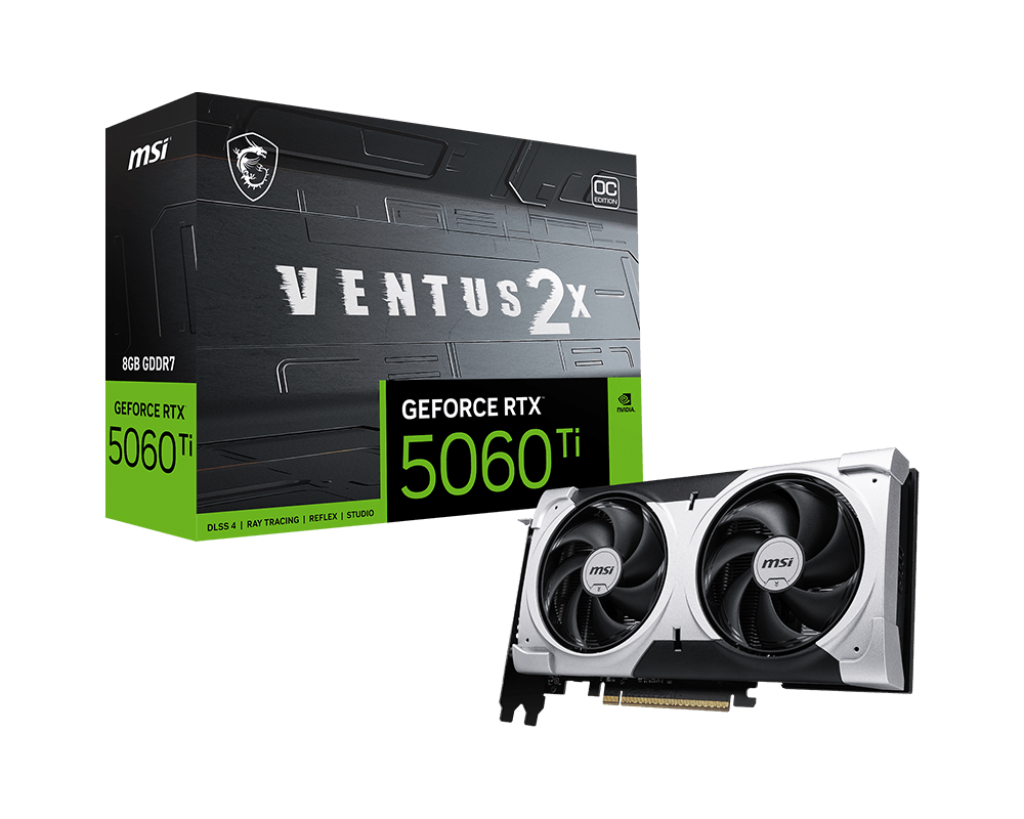 כרטיס מסך MSI GeForce RTX 5060 Ti 8G VENTUS 2X OC PLUS