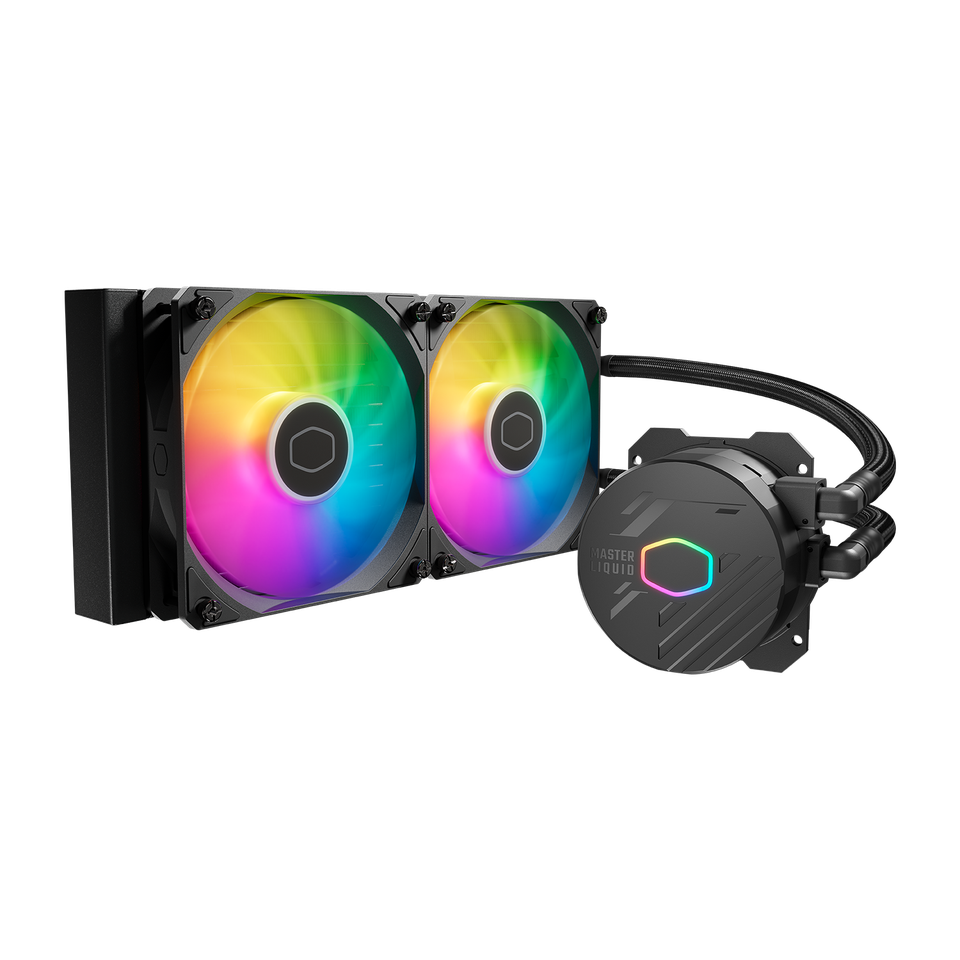 קירור נוזלי למעבד CoolerMaster MasterLiquid 240L Core ARGB 240mm