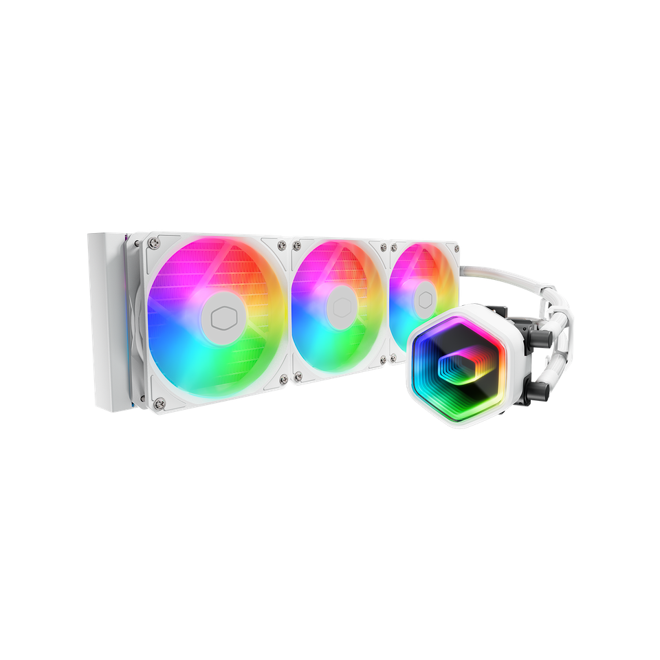 קירור נוזלי למעבד CoolerMaster MasterLiquid Core II Series White Edition 360mm