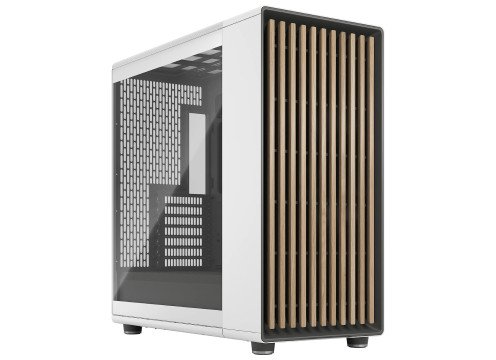 מארז מחשב Fractal Design North XL Chalk White TG Clear - צבע לבן חום