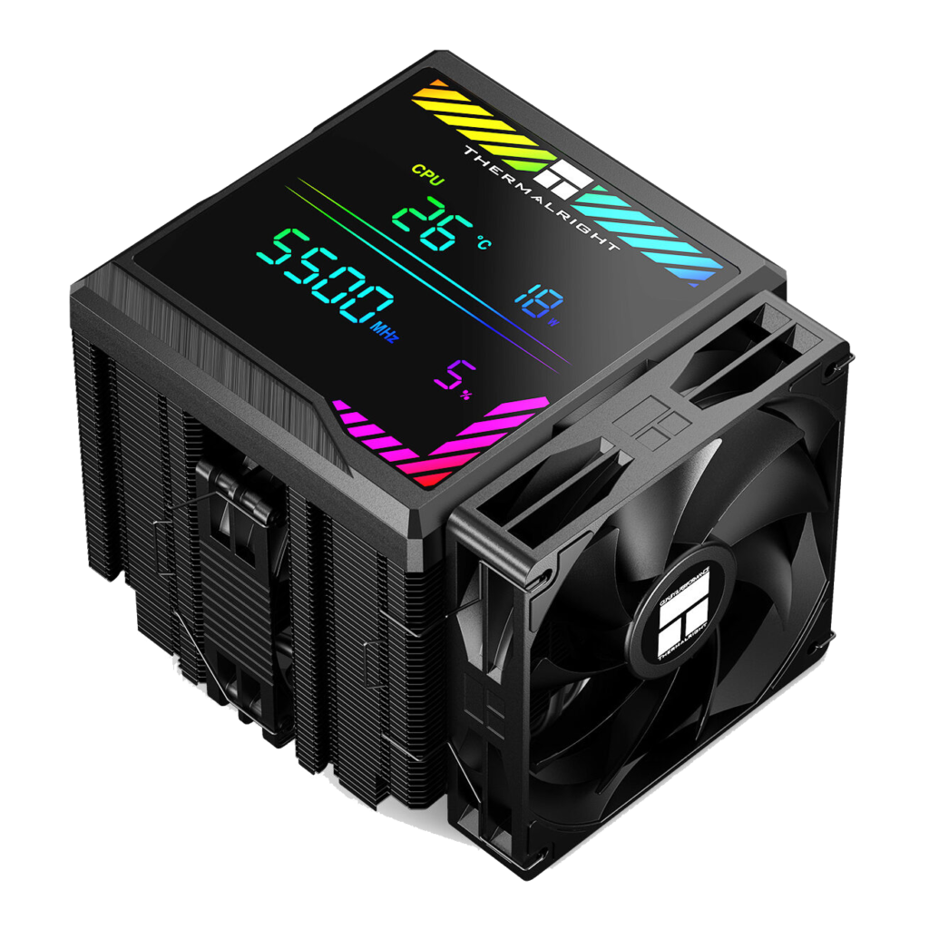 קירור אוויר למעבד Thermalright Peerless Assassin 140mm Digital ARGB BLACK - צבע שחור