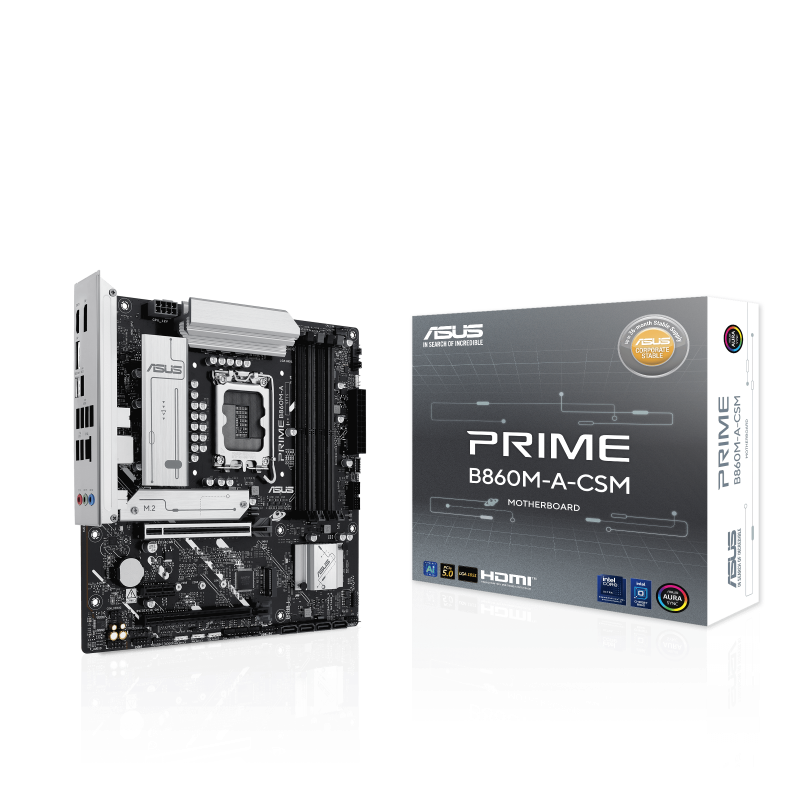 לוח אם ASUS Prime B860M-A CSM Intel LGA1851 DDR5 – אחריות ע”י היבואן הרשמי
