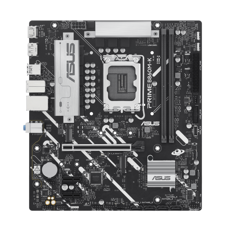 לוח אם ASUS Prime B860M-K Intel LGA1851 DDR5 – אחריות ע”י היבואן הרשמי