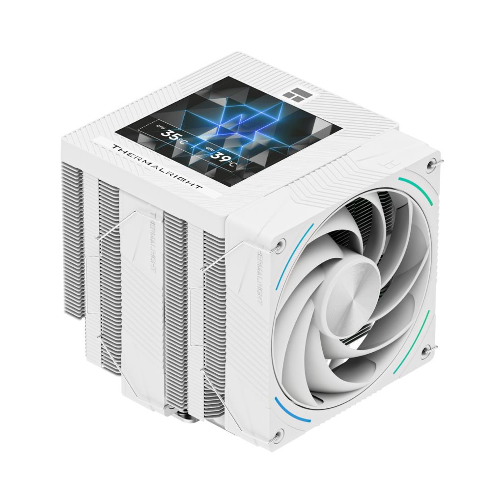 קירור אוויר למעבד Thermalright Phantom Spirit 120 Vision SNOW - צבע לבן