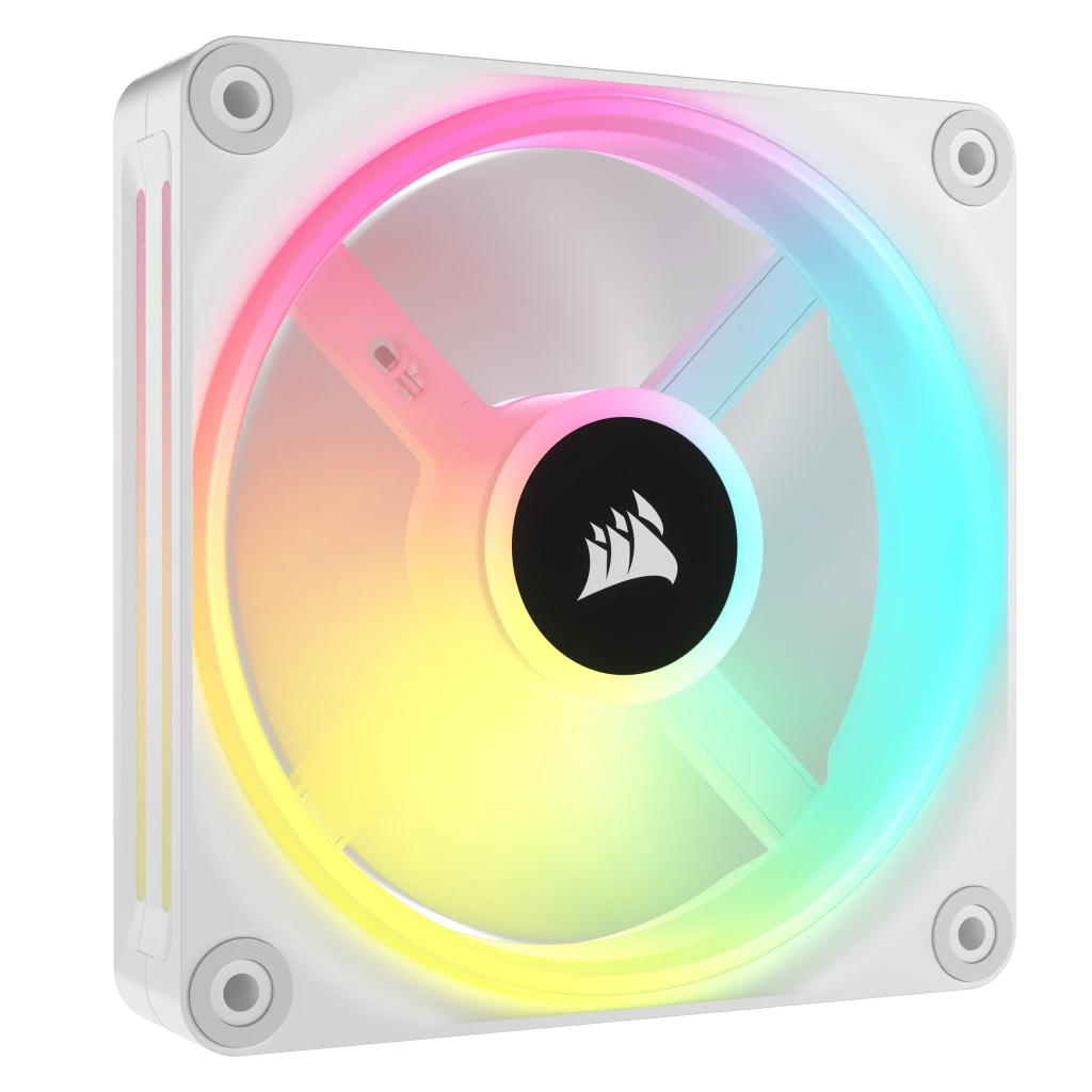 Corsair iCUE QX120 RGB Single Fan White