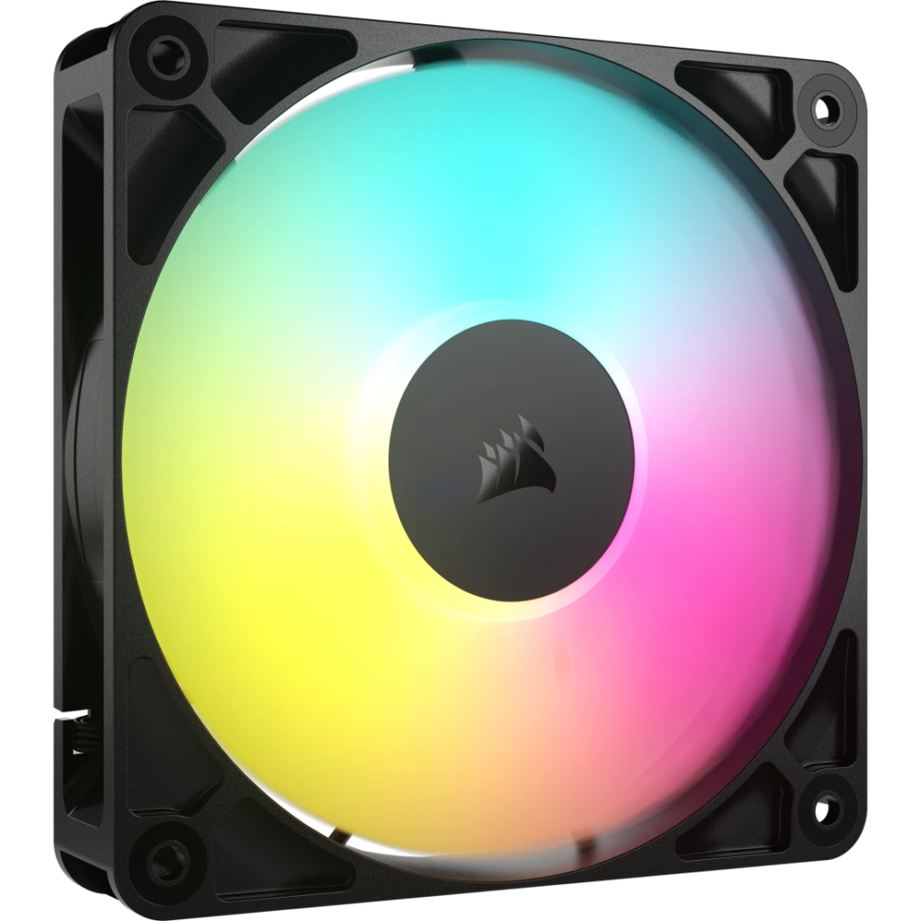 מאוורר למארז Corsair RS120 ARGB 120mm PWM Fan - צבע שחור