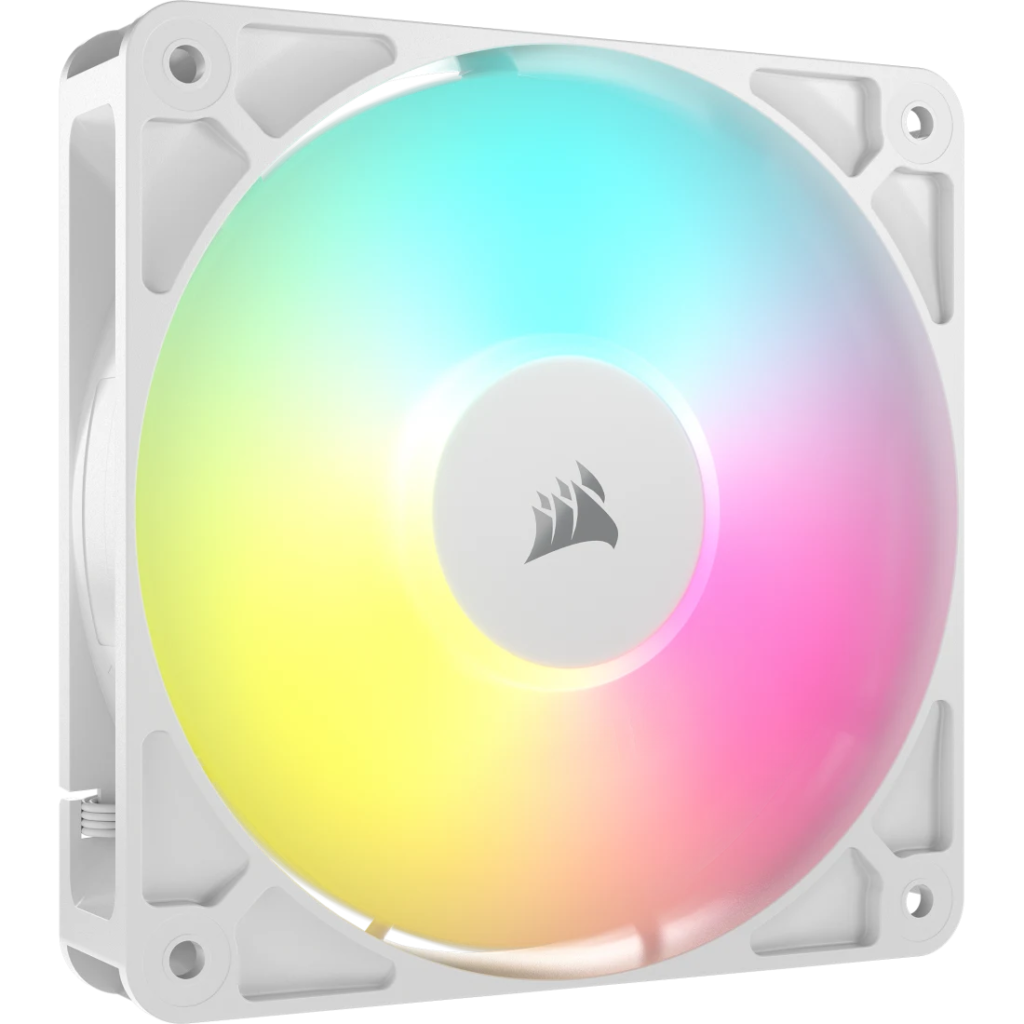 מאוורר למארז Corsair RS120 ARGB 120mm PWM Fan White צבע לבן