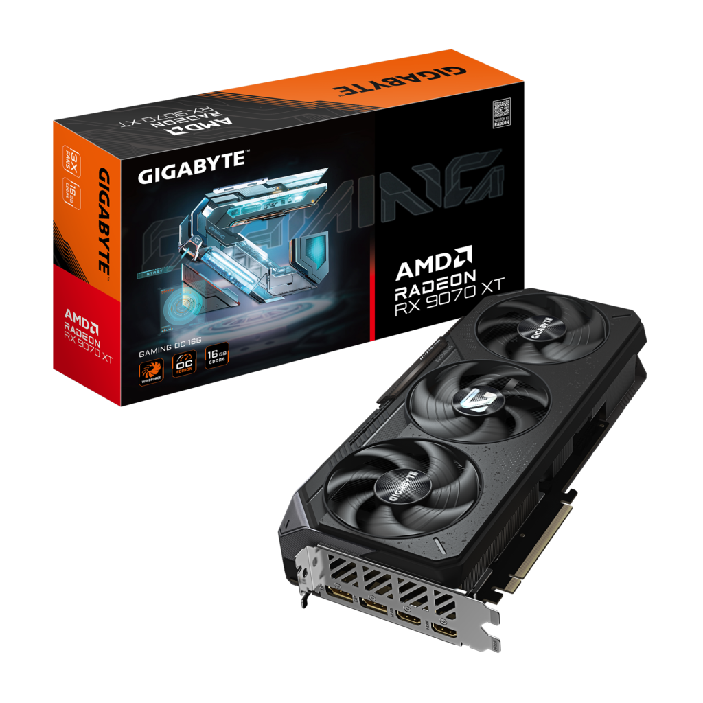 כרטיס מסך GIGABYTE Radeon RX 9070 XT GAMING OC 16GB