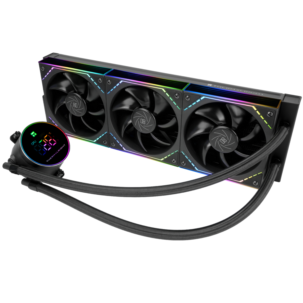 קירור מים עם מסך -  THERMALRIGHT Frozen Magic 360 Digital ARGB BLACK V2
