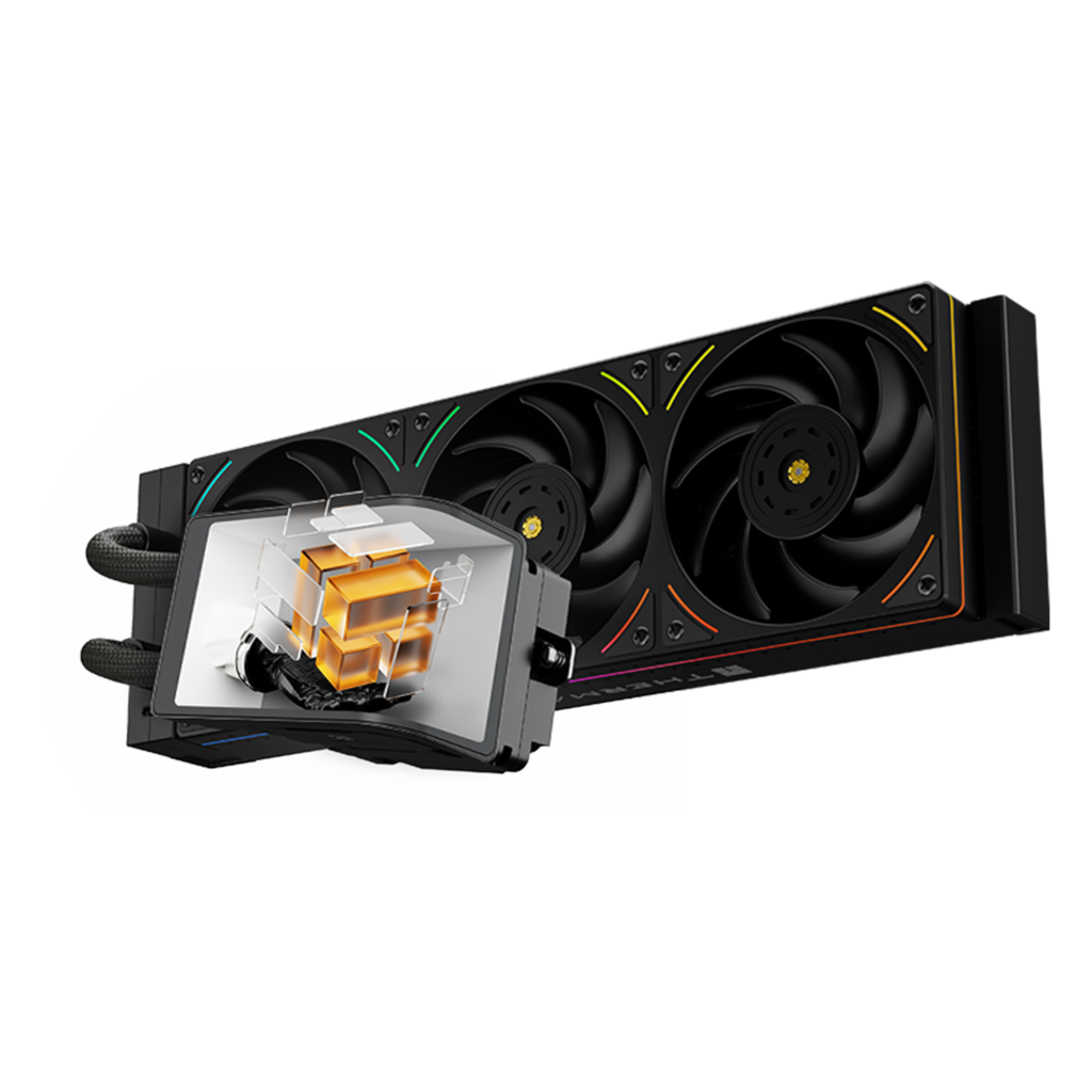 קירור נוזלי למעבד עם מסך פנורמי THERMALRIGHT Wonder Vision 360 UB ARGB BLACK - צבע שחור