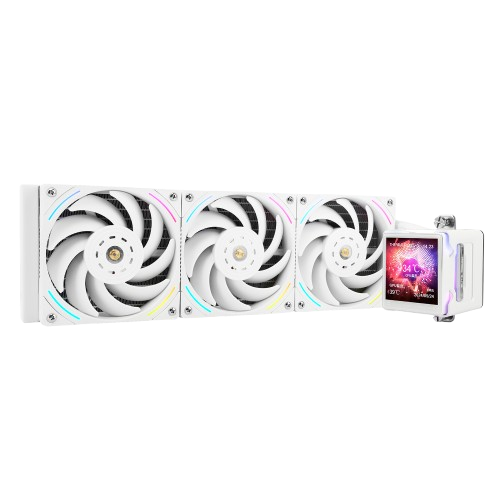 קירור נוזלי עם מסך THERMALRIGHT Elite Vision 360 WHITE ARGB - צבע לבן