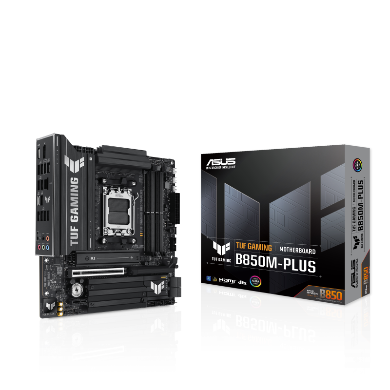 לוח אם ASUS TUF Gaming B850M-PLUS AMD AM5 DDR5 – אחריות היבואן הרשמי