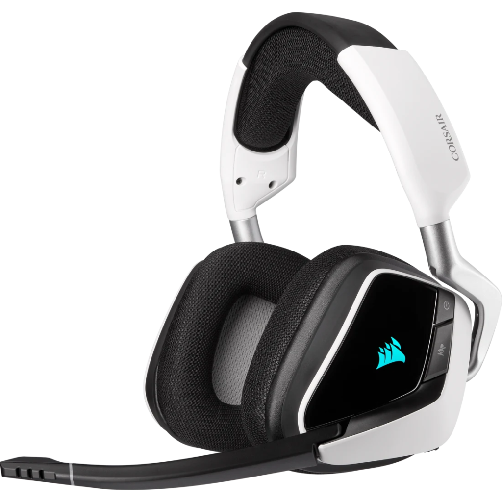 אוזניות גיימינג קשת CORSAIR Void Elite RGB Wireless White Over-Ear
