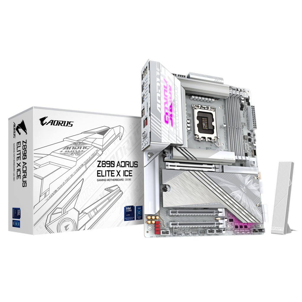 לוח אם Gigabyte Z890 AORUS ELITE X ICE ATX LGA1851 DDR5