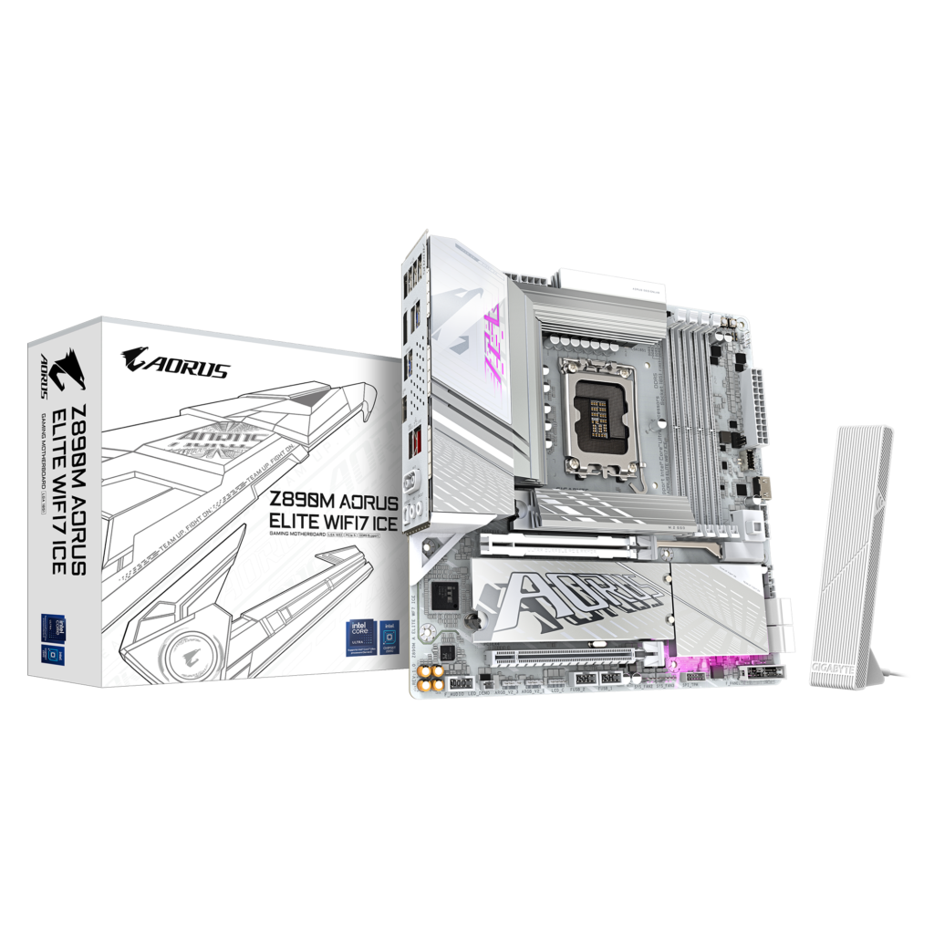 לוח אם GIGABYTE Z890M AORUS ELITE WIFI7 LGA 1851 DDR5