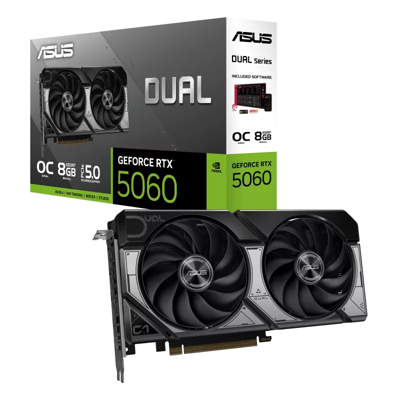 כרטיס מסך ASUS GeForce RTX 5060 8G DUAL OC