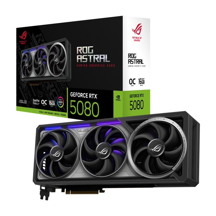 כרטיס מסך ROG Astral GeForce RTX 5080 16GB GDDR7 OC Edition