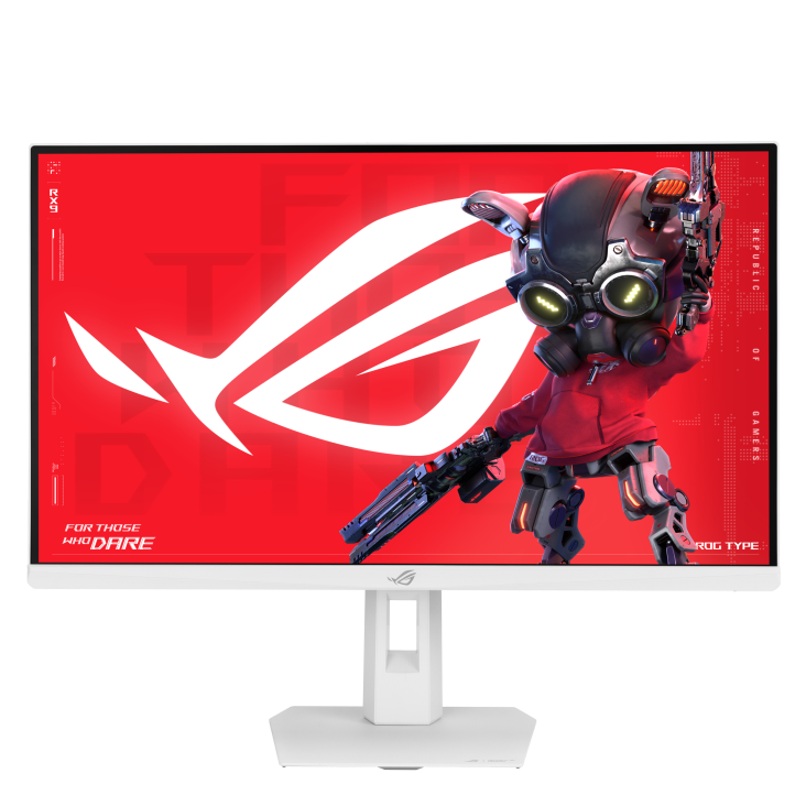 מסך מחשב גיימינג 27 אינץ ASUS ROG Strix XG27ACMES-W - צבע לבן