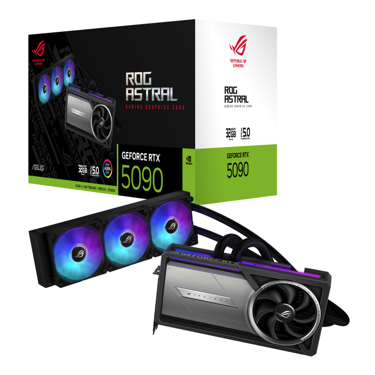 כרטיס מסך ASUS GeForce RTX 5090 ROG Astral LC OC Edition