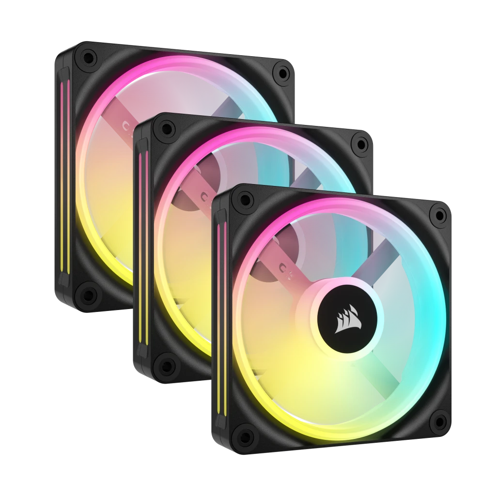 Corsair iCUE LINK QX120 RGB Triple Pack Black